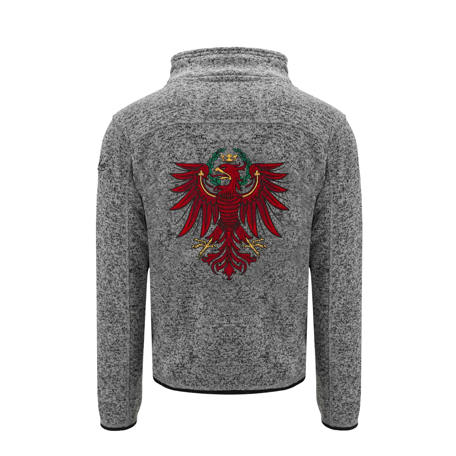 Tirol Kultjacke ohne Kapuze - Dunkelgrau