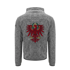 Tirol Kultjacke ohne Kapuze - Dunkelgrau