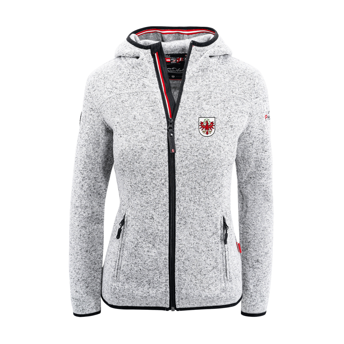 Tirol Kultjacke für Damen hellgrau #Farbe_Hellgrau
