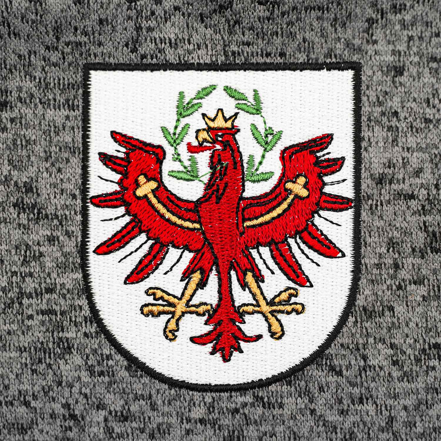 Tirol Wappen Stick dunkelgrau