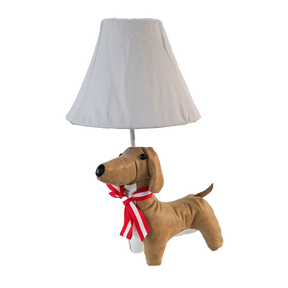 Tischlampe Kinderzimmer Hund braun