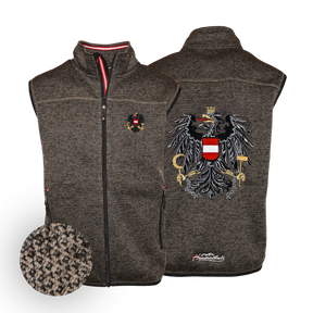 Österreich Adler Kultgilet - Strickoptik