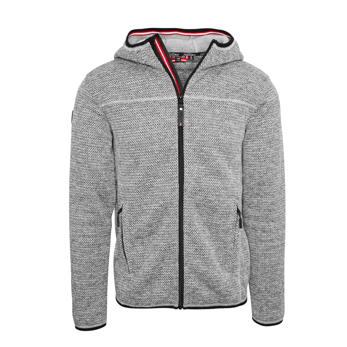 Hoamatkult Kultjacke mit Kapuze - Strickoptik