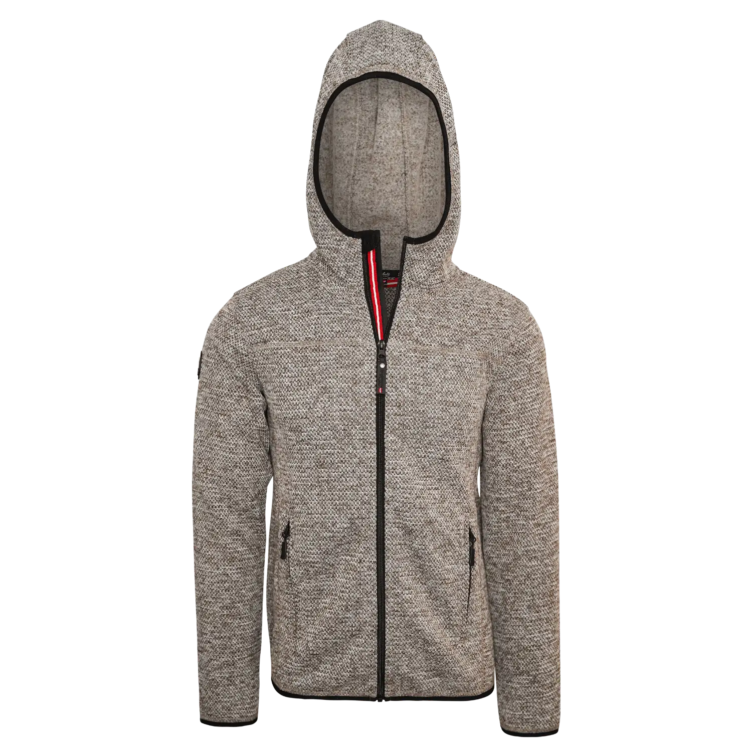 Hoamatkult Kultjacke mit Kapuze - Strickoptik