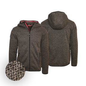 Hoamatkult Kultjacke mit Kapuze - Strickoptik