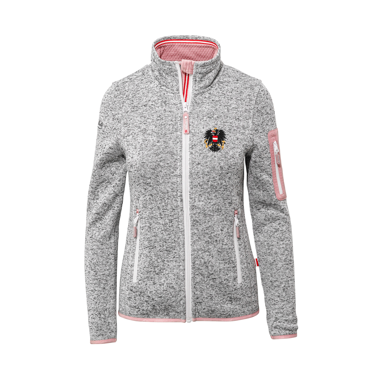 Adler Strickfleecejacke Damen GrÃ¼n Trachtenjacke Strickfleece