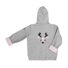 Trachtenweste Mädchen rosa Hirsch
