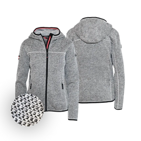 Hoamatkult Kultjacke mit Kapuze - Strickoptik