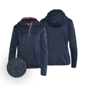 Hoamatkult Kultjacke mit Kapuze - Strickoptik