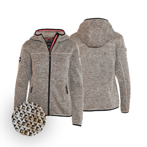 Hoamatkult Kultjacke mit Kapuze - Strickoptik