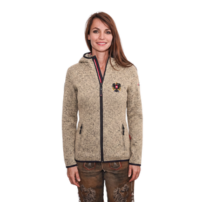 LIMITIERTE Österreich Adler Kultjacke mit Kapuze - Sandbraun