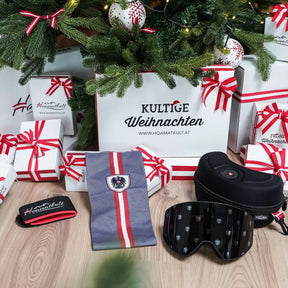 Geschenkpaket Weihnachten - Österreich Skibrille + GRATIS Multiscarf & Skifix