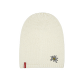 Weiße Edelweiß Merino Beanie #Farbe_Weiss