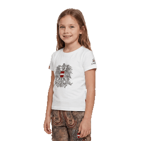 Austrian Girl Kinder T-Shirt - Weiss