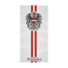 Weißes Österreich Adler Strandtuch Cotton
