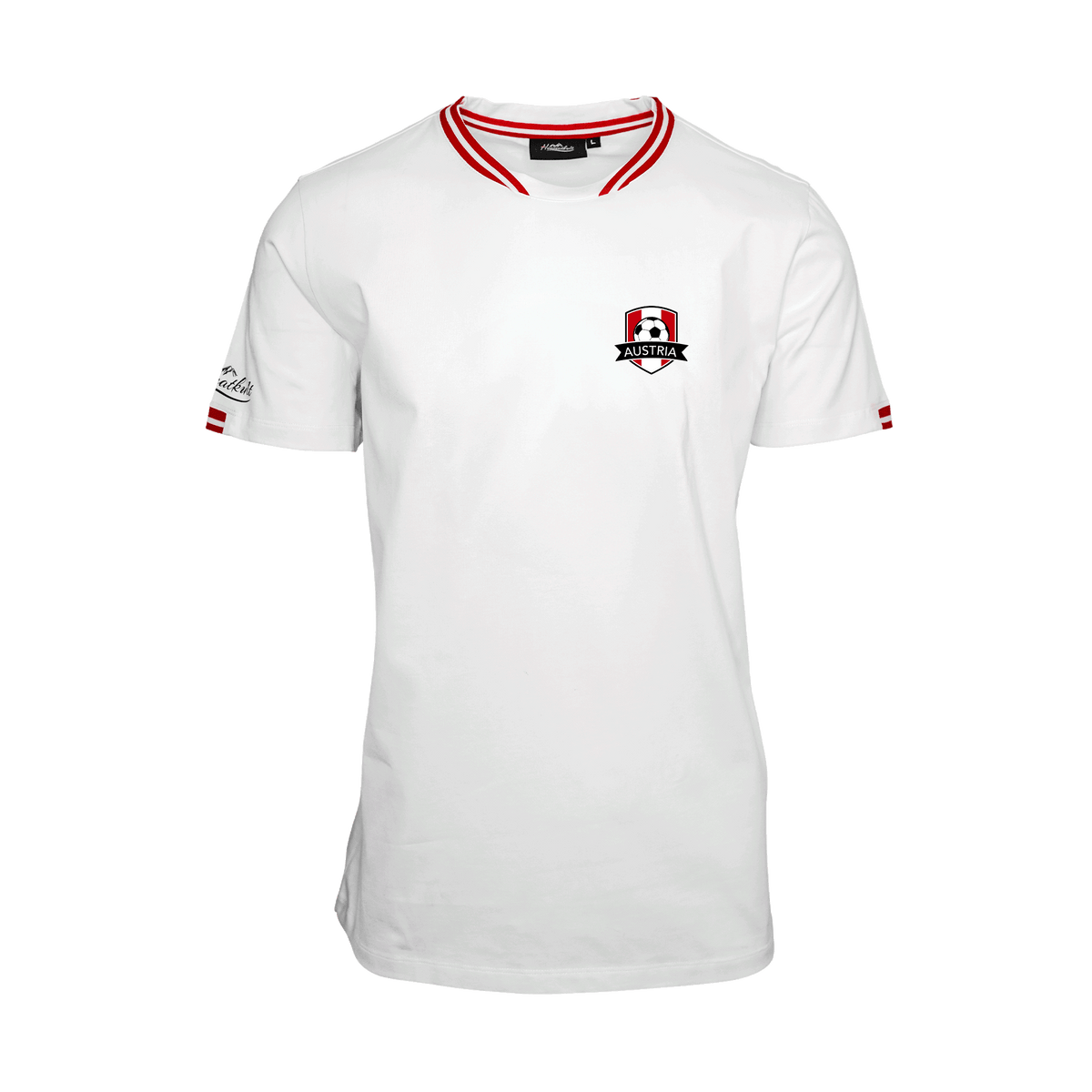 Weißes Österreich Fußball Fan T-Shirt Herren #Farbe_Weiß