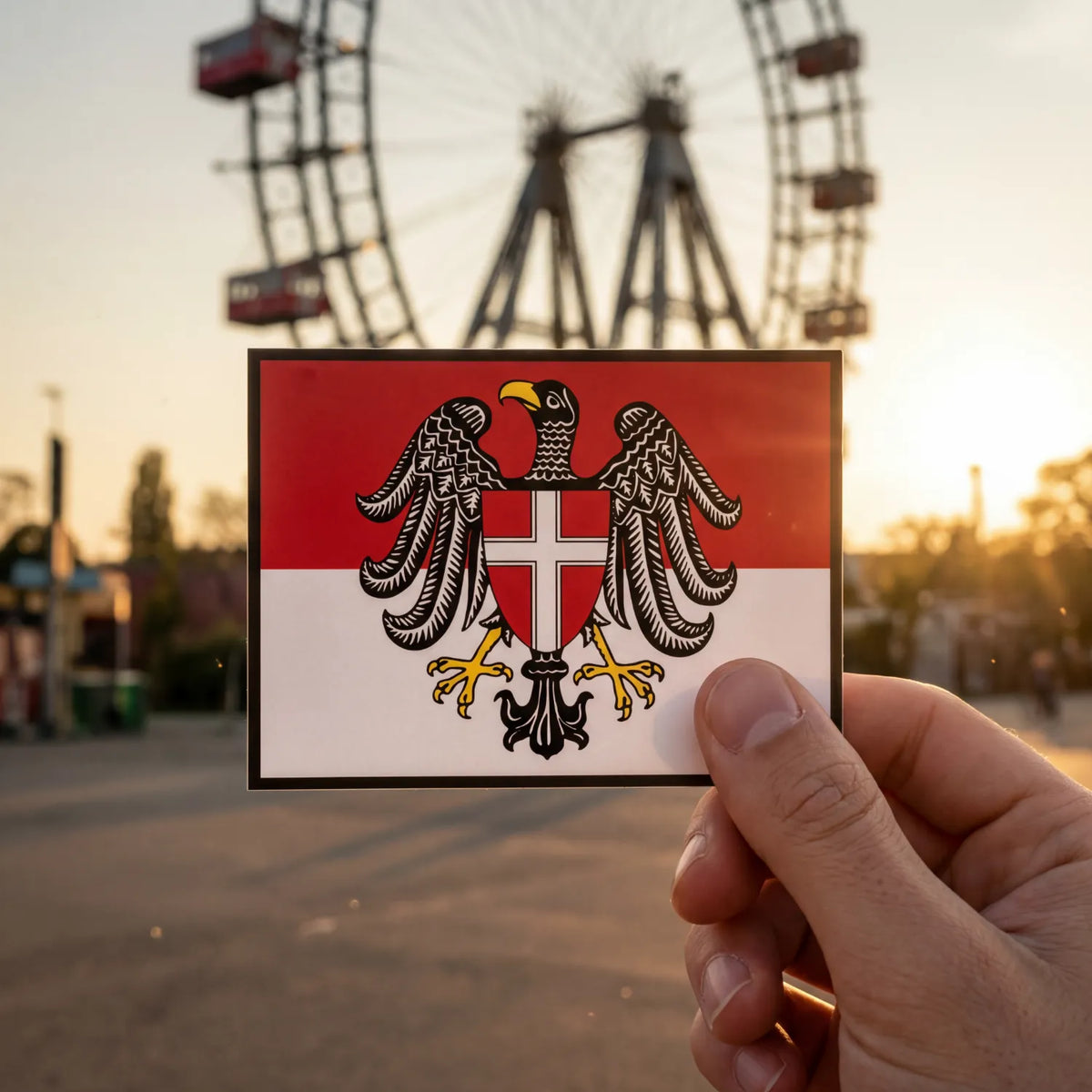 Wien Adler Sticker Prater