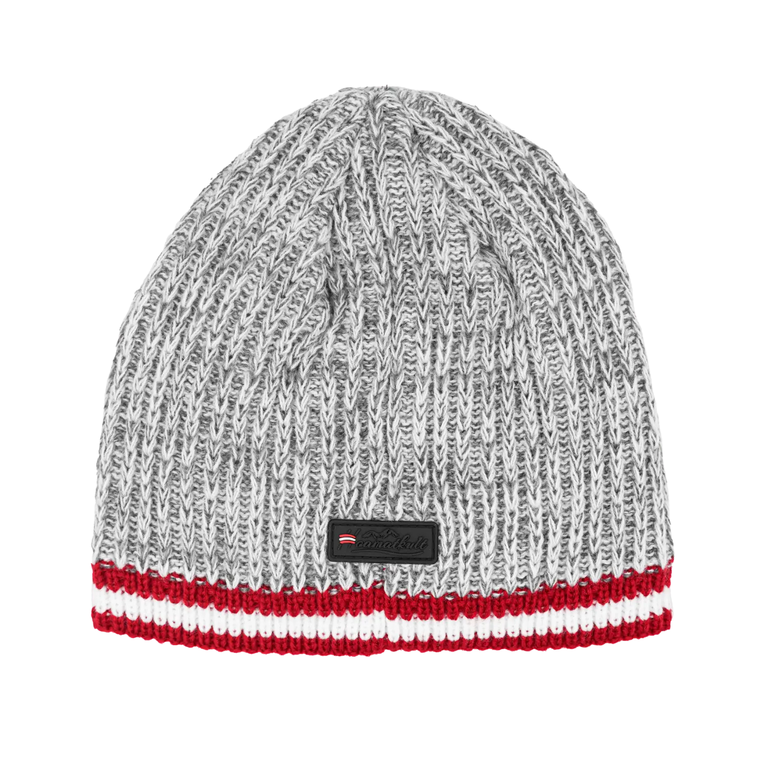 Beanie-Mütze Mit Ski-Motiv, Doppellagig, Allover-Druck, Für Herren Und
