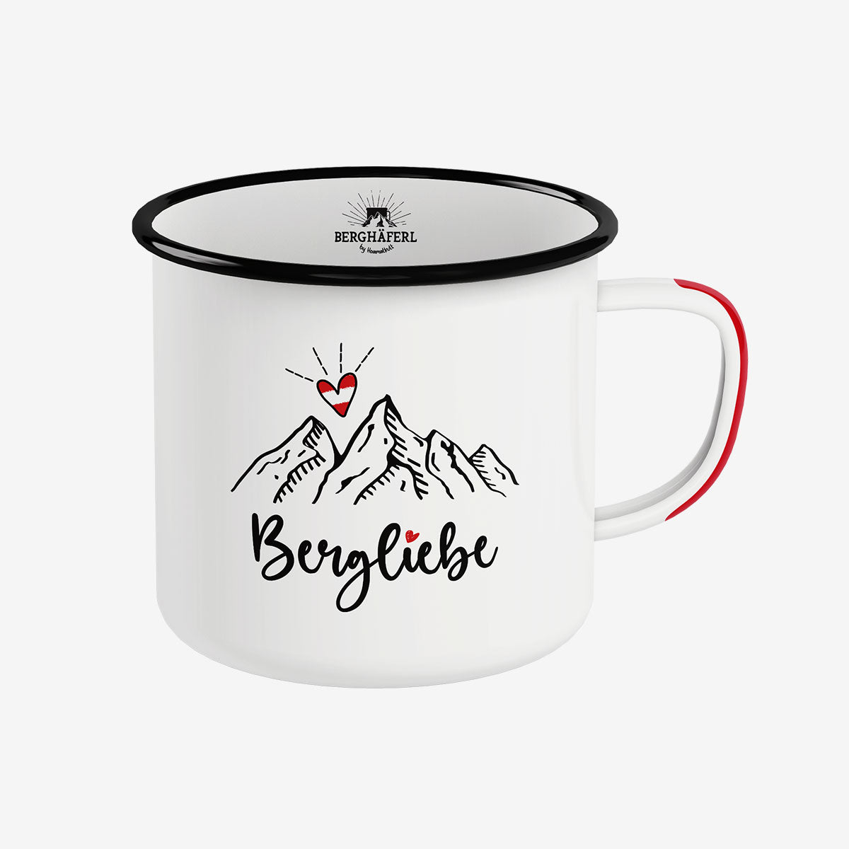Bergliebe Emaille Tasse