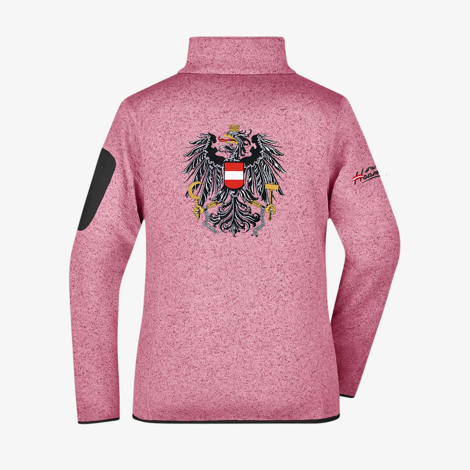 Österreich Strickfleece Jacke "Pink-Edition"