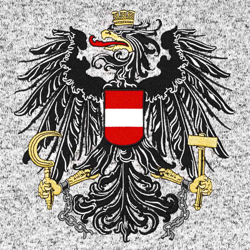 Österreich Adler Stick Kultjacke