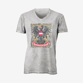 Österreich Adler Vintage Shirt kaufen #Farbe_Grau