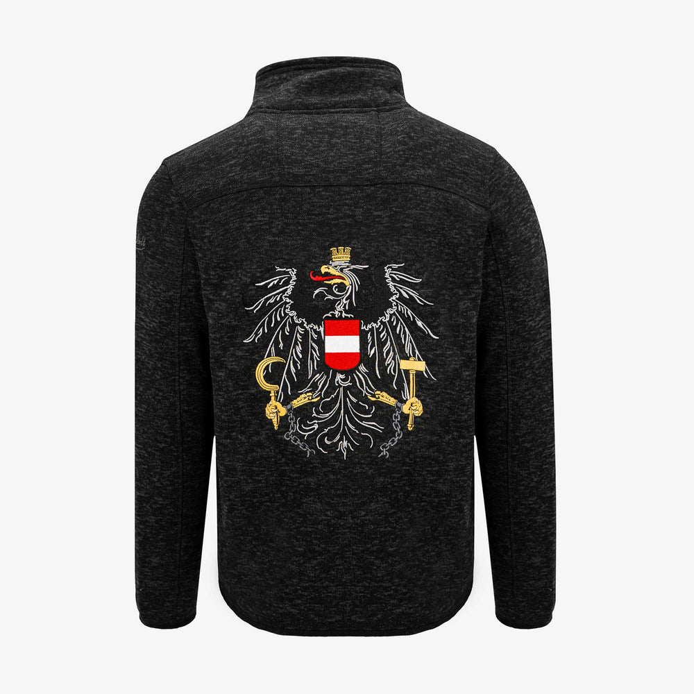 Österreich Kultjacke ohne Kapuze Black Edition | Schwarze Österreich ...