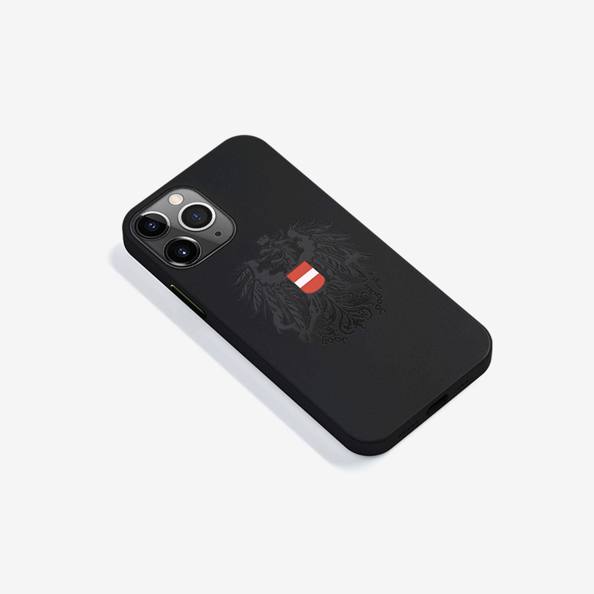Österreich Flagge & Wappen Adler Handyhülle Für IPhone 15 – Vintage Retro Design, Stoßfest