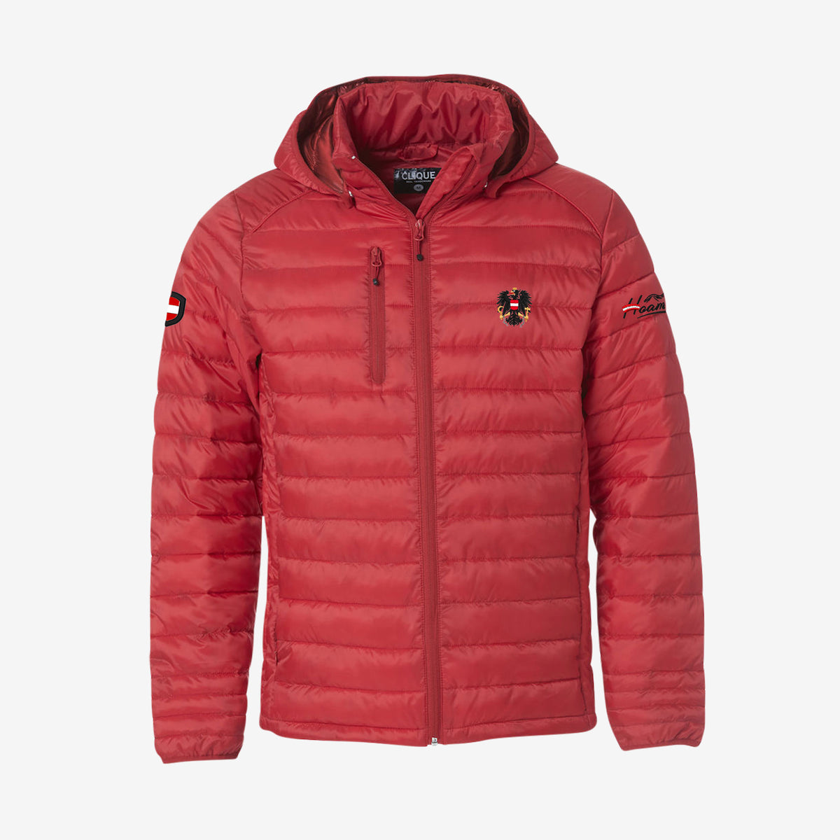 Rote Österreich Jacke Herren kaufen Hoamatkult #Farbe_Rot