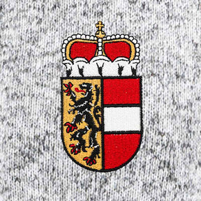 Salzburg Strickfleece Jacke - mit Kapuze