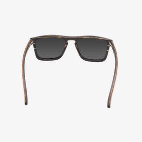 Schwarze Holz Sonnenbrille